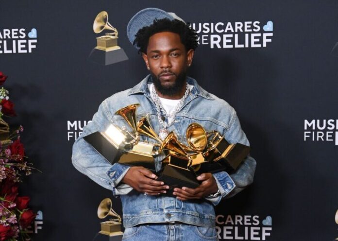 Kendrick Lamar - Record of the Year, Best R&B Performance, Best Rap Song, Best Music Video and Song of the Year at the 67th Annual Grammy Awards in February 2025